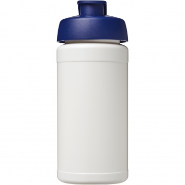 Logotrade promotional products photo of: Baseline 500 ml recycled sport bottle with flip lid