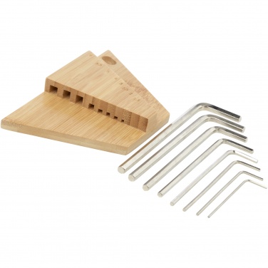 Logotrade promotional giveaway picture of: Allen bamboo hex key tool set