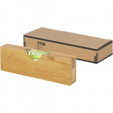 Logotrade business gift image of: Flush bamboo spirit level with bottle opener