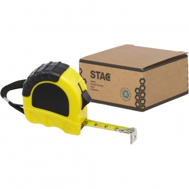 Logo trade promotional products image of: Rule 3-metre RCS recycled plastic measuring tape