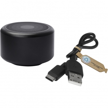 Logo trade promotional giveaway photo of: Rise 3W RCS recycled aluminium Bluetooth® mini speaker 