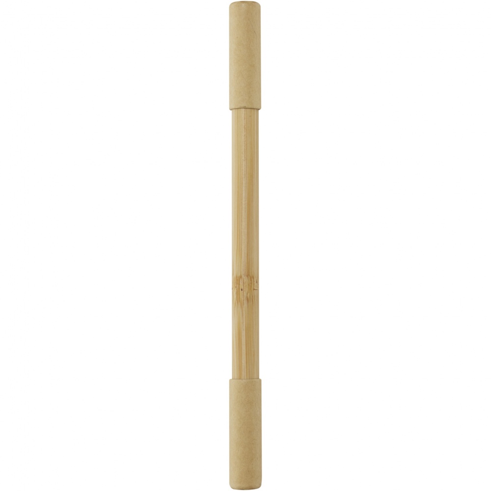 Logo trade promotional items picture of: Samambu bamboo duo pen