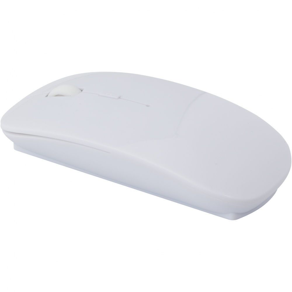 Logo trade corporate gifts picture of: Menlo RCS recycled plastic wireless mouse 