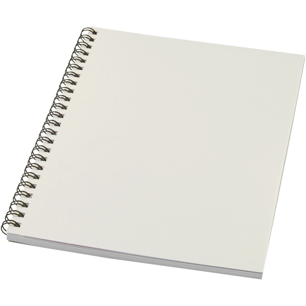 Logo trade promotional merchandise image of: Desk-Mate® A5 colour spiral notebook