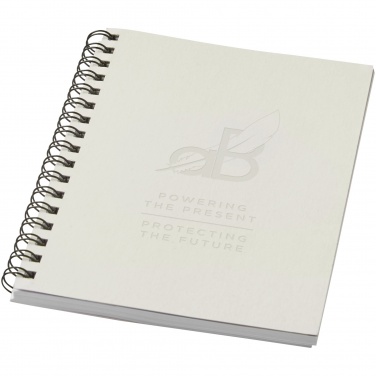 Logo trade corporate gifts image of: Desk-Mate® A6 colour spiral notebook