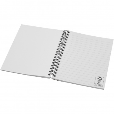 Logo trade advertising products picture of: Desk-Mate® A6 colour spiral notebook