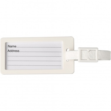 Logotrade corporate gift picture of: River recycled window luggage tag