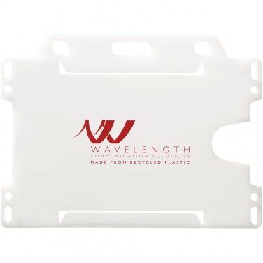 Logo trade promotional items image of: Vega recycled plastic card holder