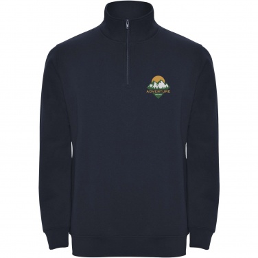 Logo trade business gifts image of: Aneto quarter zip sweater