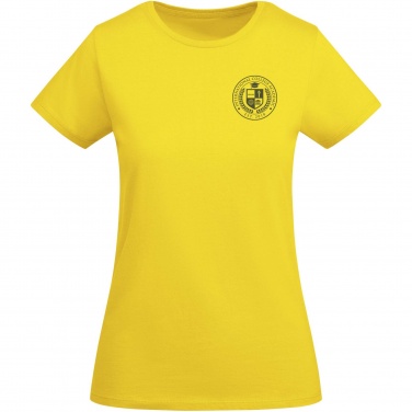 Logo trade corporate gifts image of: Breda short sleeve women's t-shirt
