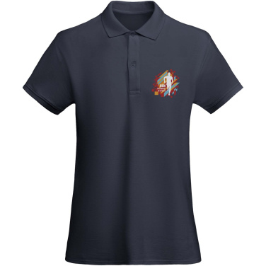 Logo trade corporate gifts image of: Prince short sleeve women's polo
