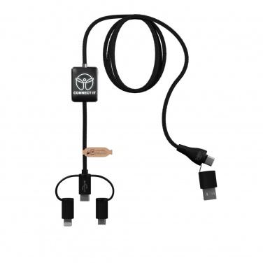 Logo trade advertising products image of: SCX.design C48 CarPlay 5-in-1 charging cable 