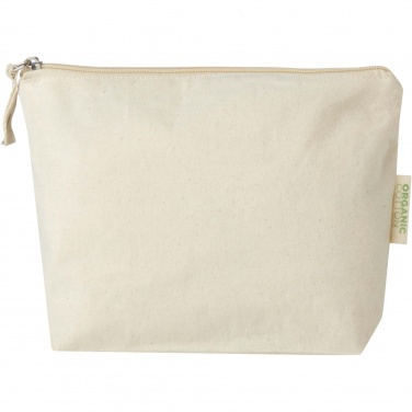 Logotrade promotional gift image of: Orissa 180 g/m² organic toiletry bag 1L