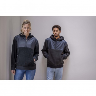 Logo trade corporate gift photo of: Evans unisex recycled sherpa fleece