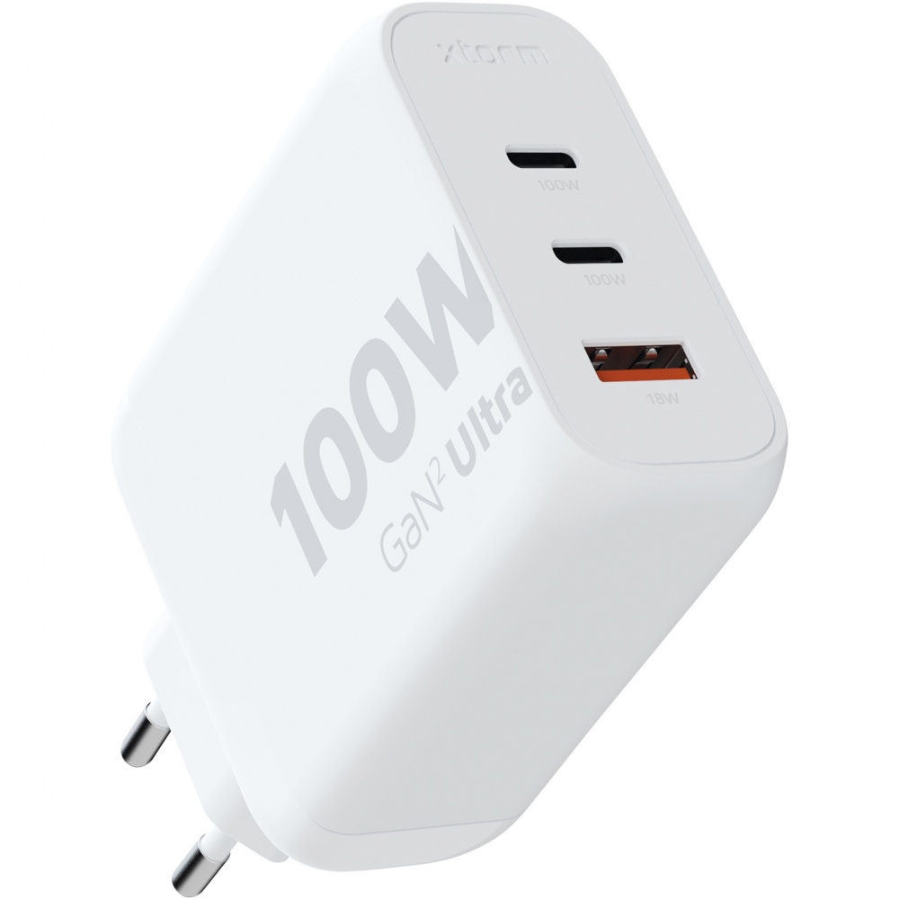 Logotrade promotional products photo of: Xtorm XEC100 GaN² Ultra 100W wall charger