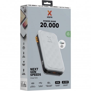 Logo trade promotional merchandise image of: Xtorm FS520 Fuel Series 20.000 mAh 35W power bank