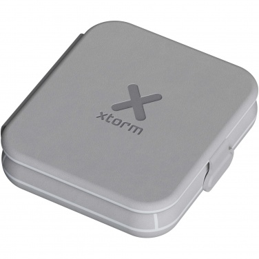 Logotrade promotional product image of: Xtorm XWF21 15W foldable 2-in-1 wireless travel charger