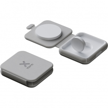 Logo trade promotional gift photo of: Xtorm XWF21 15W foldable 2-in-1 wireless travel charger