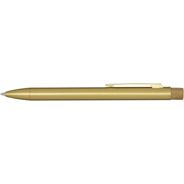 Logotrade promotional product image of: Beatriz recycled brass ballpoint pen
