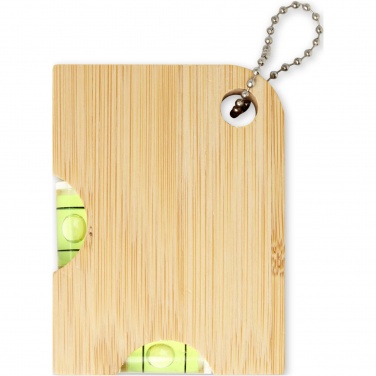 Logo trade business gifts image of: Levo bamboo bottle opener with level 