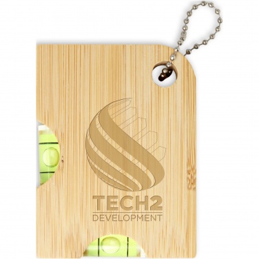 Logotrade advertising products photo of: Levo bamboo bottle opener with level 