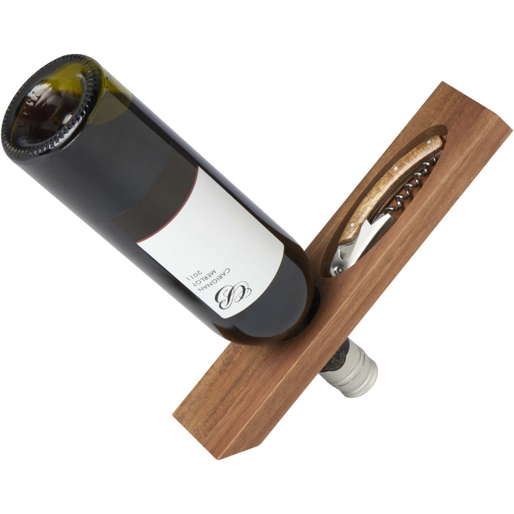 Logo trade corporate gifts image of: Vino wine holder set 