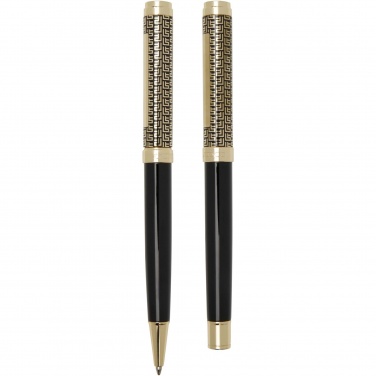 Logo trade promotional items image of: Legato ballpoint and rollerball pen set