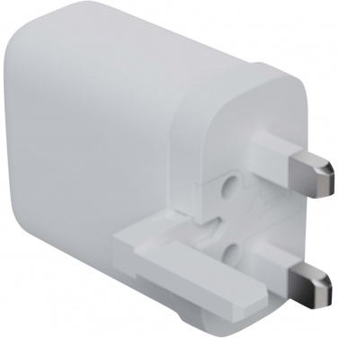 Logo trade promotional giveaway photo of: Xtorm XEC067G GaN² Ultra 67W wall charger - UK plug