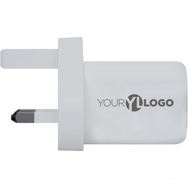 Logo trade promotional gifts picture of: Xtorm XEC035 GaN² Ultra 35W wall charger - UK plug