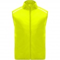 Jannu unisex lightweight running bodywarmer, Fluor Yellow