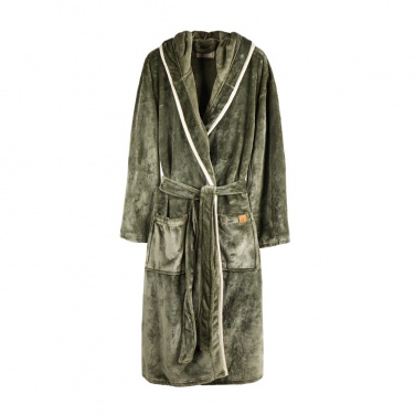 Logo trade business gift photo of: VINGA Louis luxury plush GRS RPET robe size S-M