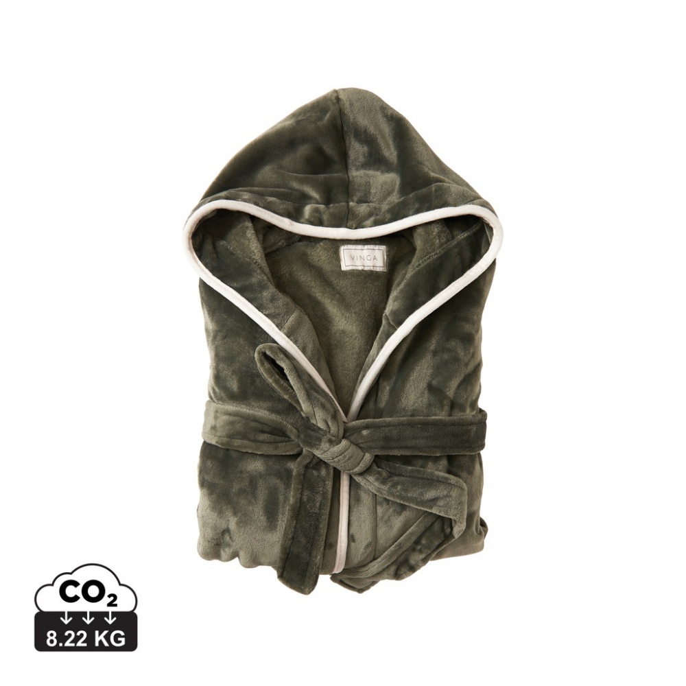 Logotrade corporate gifts photo of: VINGA Louis luxury plush RPET robe size L-XL