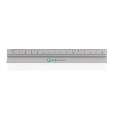 Logotrade promotional gift image of: 15cm. Aluminum triangular ruler