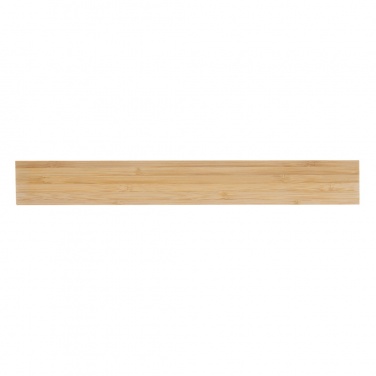 Logotrade promotional giveaway image of: Timberson extra thick 30cm double sided bamboo ruler