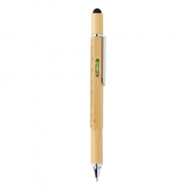 Logotrade promotional gift picture of: Bamboo 5-in-1 toolpen