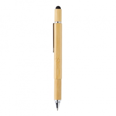 Logotrade business gift image of: Bamboo 5-in-1 toolpen