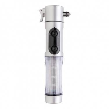 Logo trade promotional items image of: Emergency light with hammer