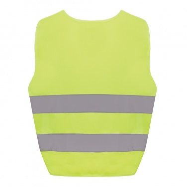 Logo trade promotional items image of: GRS recycled PET high-visibility safety vest 3-6 years