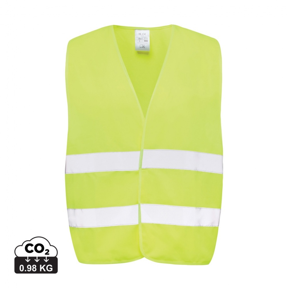 Logotrade promotional giveaway picture of: GRS recycled PET high-visibility safety vest