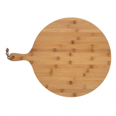 Logo trade promotional merchandise image of: Ukiyo bamboo round serving board