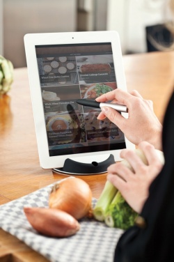 Logotrade promotional merchandise picture of: Chef tablet stand with touchpen