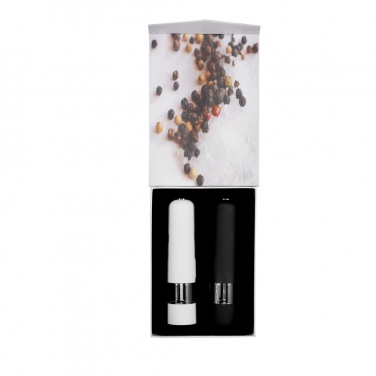 Logotrade promotional giveaway image of: Electric pepper and salt mill set