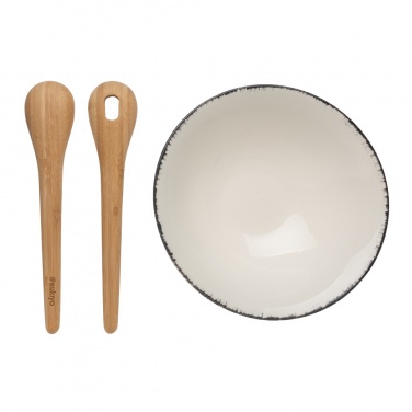 Logotrade promotional product image of: Ukiyo salad bowl with bamboo salad server