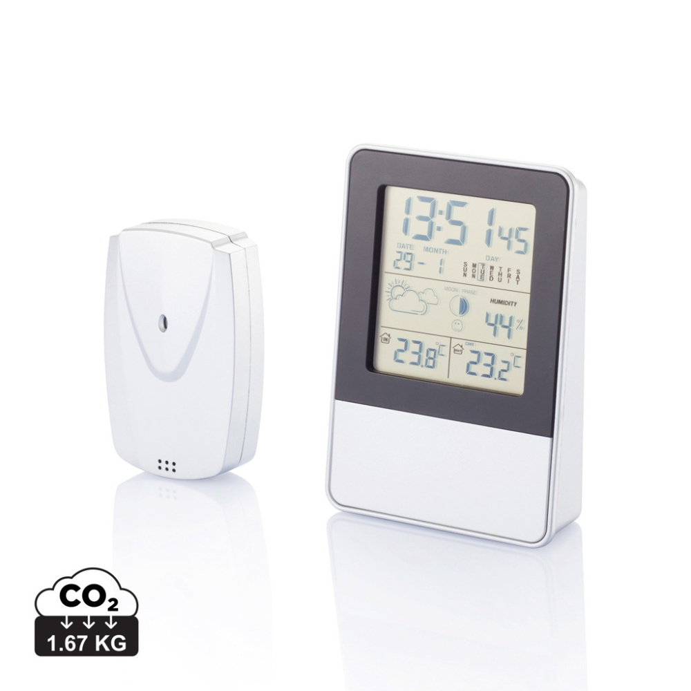Logotrade corporate gift picture of: Indoor/outdoor weather station