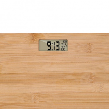 Logo trade corporate gift photo of: Grundig Bamboo Digital Body Scale