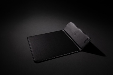 Logo trade promotional giveaway photo of: Swiss Peak RCS recycled PU 10W wireless charging mousepad