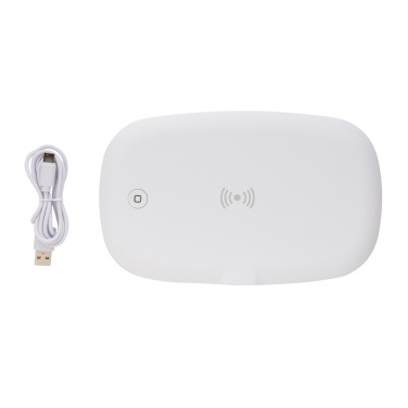 Logo trade advertising products picture of: UV-C steriliser box with 5W wireless charger