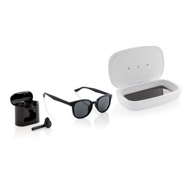 Logo trade promotional merchandise photo of: UV-C steriliser box with 5W wireless charger