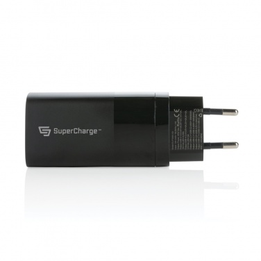 Logo trade promotional giveaways picture of: Philips 65W ultra fast PD 3-port USB wall charger