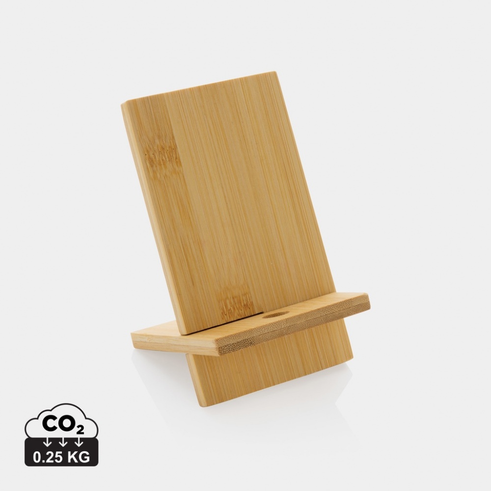 Logotrade promotional gift picture of: Bamboo phone stand in kraft box